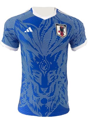 Japan maillot spécial joueur uniforme de football bleu kit de football maillot haut de sport homme 2024-2025